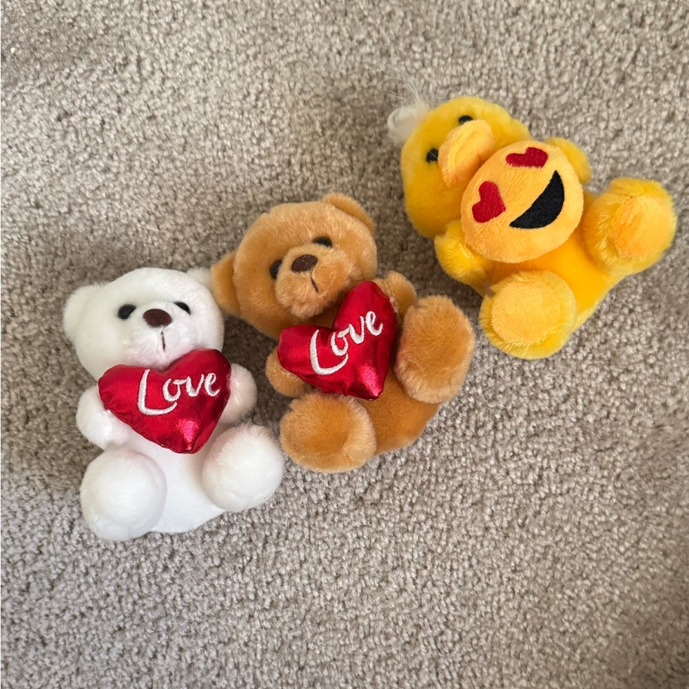 Bundle of stuffed animals